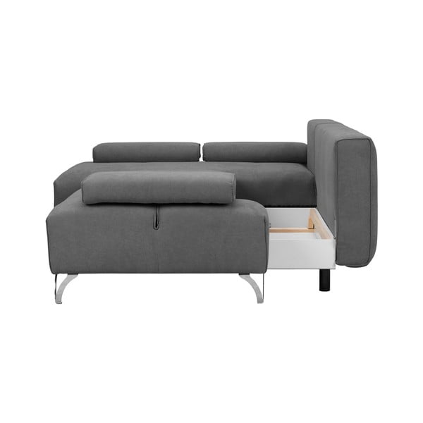 Svijetlosivi kutni kauč na razvlačenje Windsor & Co Sofas Virgo, desni kut-image-4