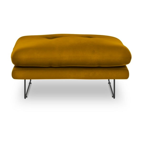 Žuti baršunasti tabure Windsor & Co Sofas Gravity