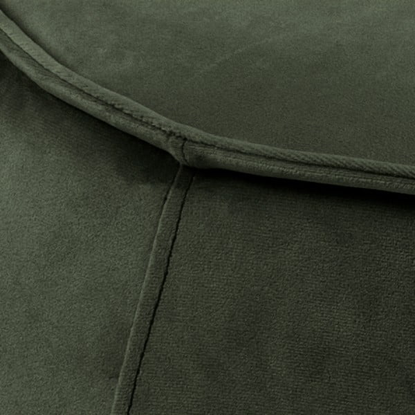 Tamnozeleni podnožnik baršun Actona Mie, 60 cm-image-1