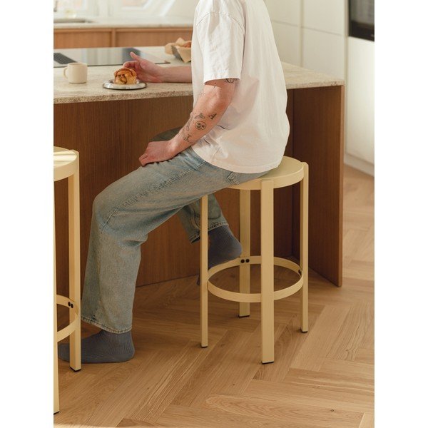 Žuti  željezni stolac Doon – noo.ma-image-1