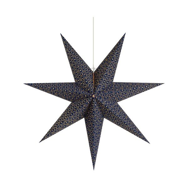 Tamno plavi viseći božićni svjetlosni ukras Baroque – Markslöjd