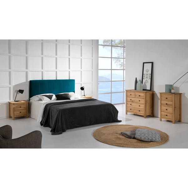 Prirodna komoda od punog borovog drveta sa 4 ladice Marckeric Bern-image-1