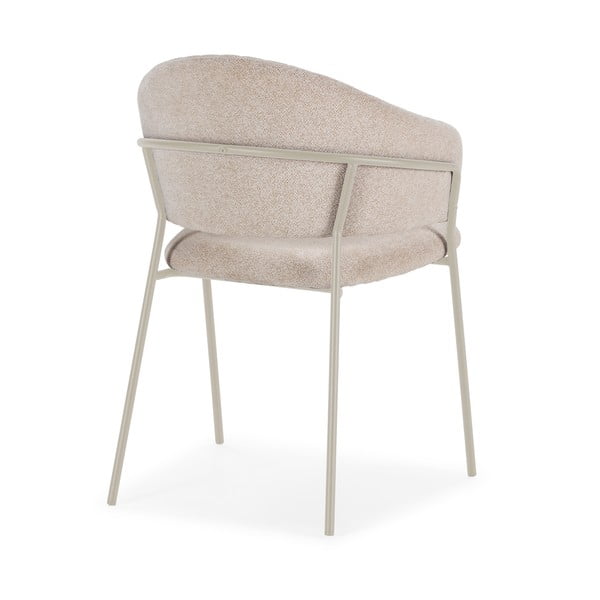 Bež podstavljene blagovaonske stolice u setu s naslonima za ruke 2 kom Leticia – Marckeric-image-4