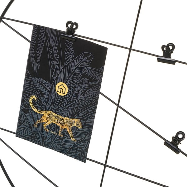 Set od 2 crna metalna stalka za fotografije Casa Selección-image-2