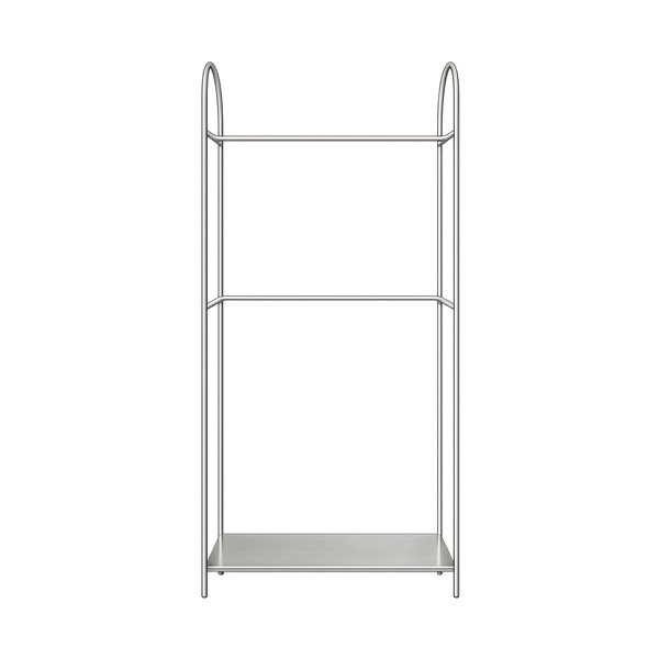 Metalni stalak za odjeću u mat srebrnoj boji 92x186x39 cm Arch – Mette Ditmer Denmark