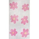 Ružičasti/boje slonovače periv dječji tepih 60x100 cm Cute Flowers Pink – Vitaus
