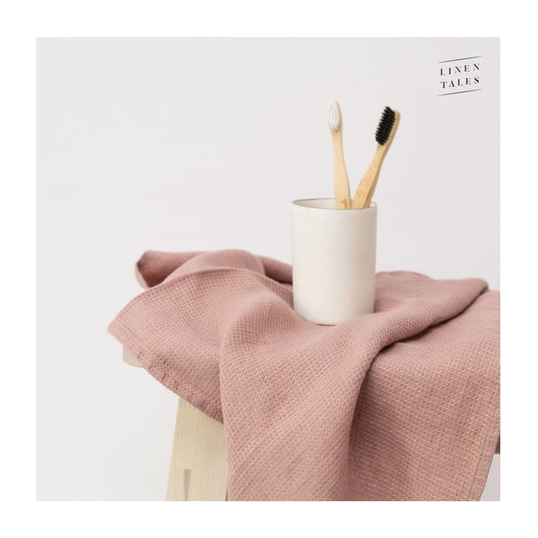 Smeđi laneni ručnik 140x100 cm - Linen Tales-image-1