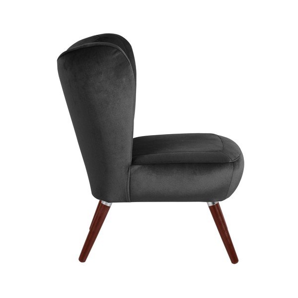 Antracit fotelja Max Winzer Sari Velvet-image-4
