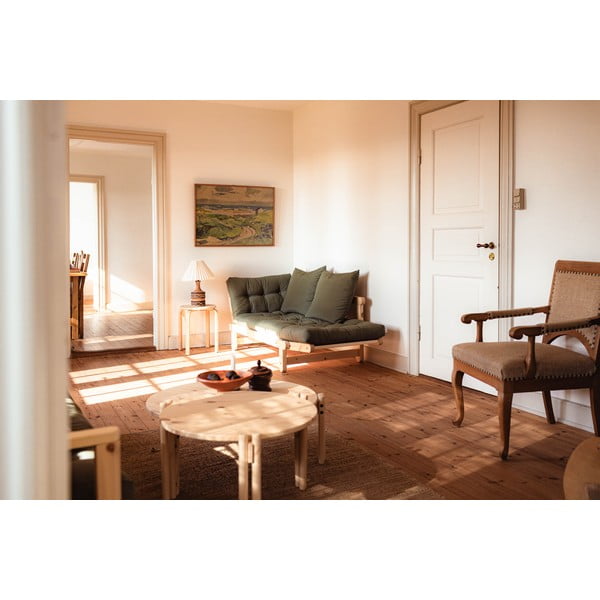 Okrugao stolić za kavu od masivnog bora u prirodnoj boji ø 60 cm Sticks – Karup Design-image-4