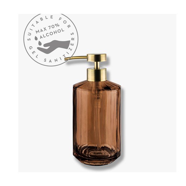 Smeđi stakleni dozator sapuna 200 ml Vision – Mette Ditmer Denmark-image-3