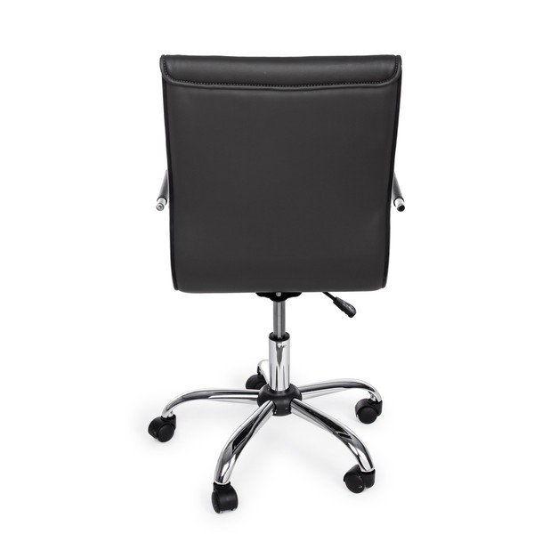 Tamno siva uredska stolica od umjetne kože Perth – Yes Everyday-image-4