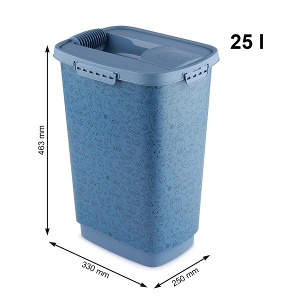 Plava kutija za granule 25 l Cody - Rotho-image-1