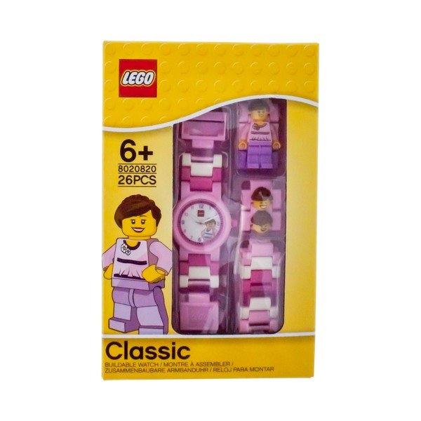 Dječji ružičasti sat s figuricom LEGO® Classic-image-4