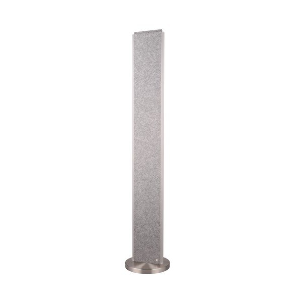 Siva LED stojeća svjetiljka s tekstilnim sjenilom (visina 180 cm) Cicara – CINQUE-image-2
