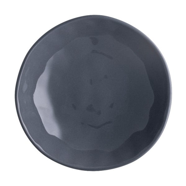 Tamno sivi porculanski tanjur za pizzu Brandani Pizza, ⌀ 20,5 cm