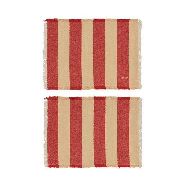 Podmetač 2 kom od organskog pamuka 36x48 cm Toppu – OYOY Living Design