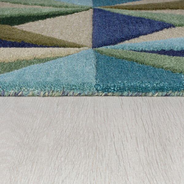 Plavi vunen tepih 120x170 cm Reverie – Flair Rugs-image-3