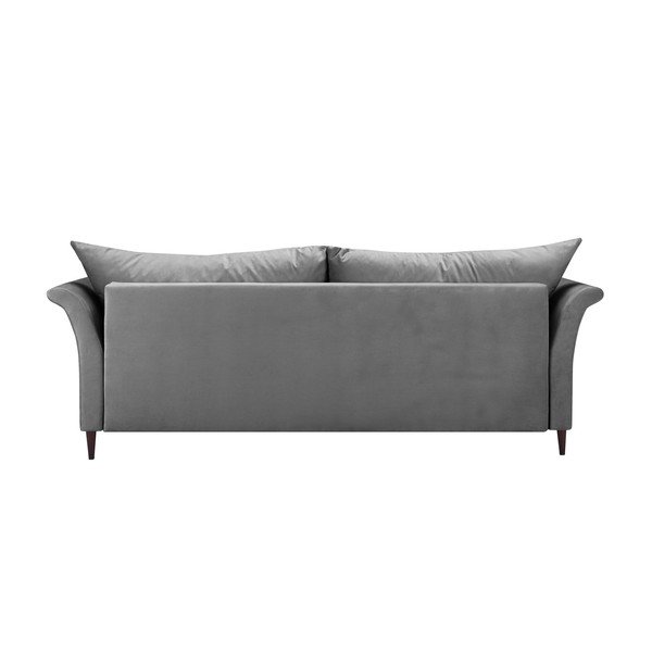 Svijetlo sivi kauč na razvlačenje s prostorom za odlaganje Mazzini Sofas Pivoine-image-4