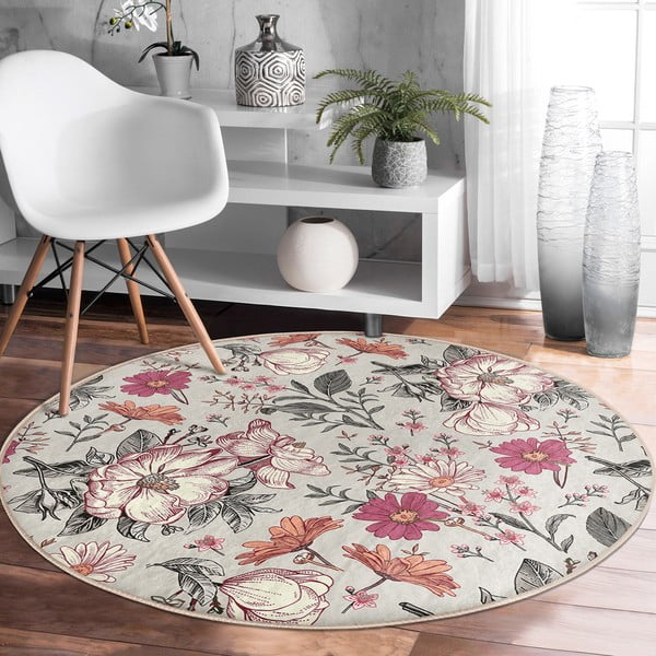 Periv/pogodan za robotski usisavač okrugli tepih ø 120 cm Comfort – Mila Home-image-4