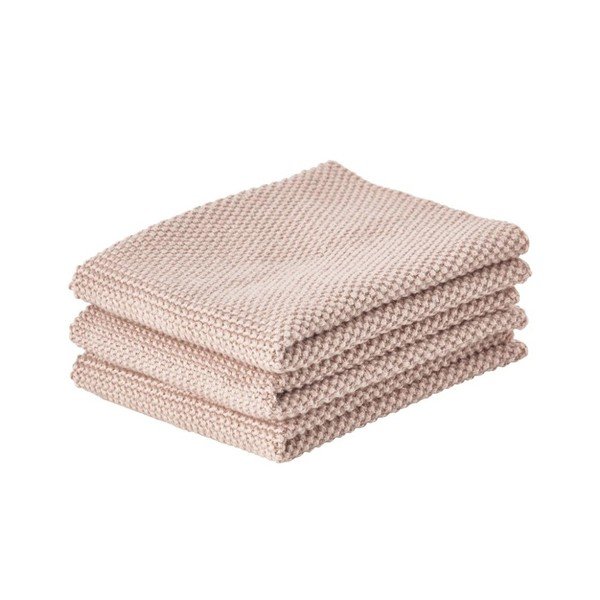 Set od 3 bež pamučne kuhinjske krpe Zone Garro, 27 x 27 cm-image-1