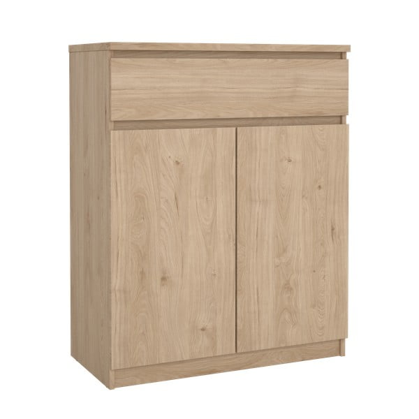 Komoda u dekoru hrasta u prirodnoj boji 80x100x40 cm Naia – Tvilum-image-3