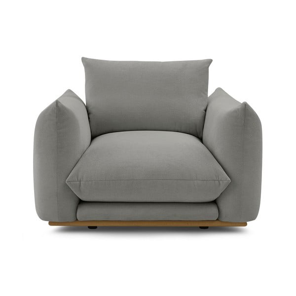 Siva fotelja Ernest – Bobochic Paris