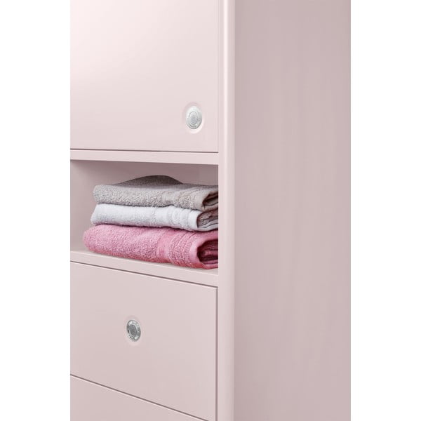 Ružičasti visok/zidni kupaonski ormarić 40x158 cm Color Bath – Tom Tailor-image-1