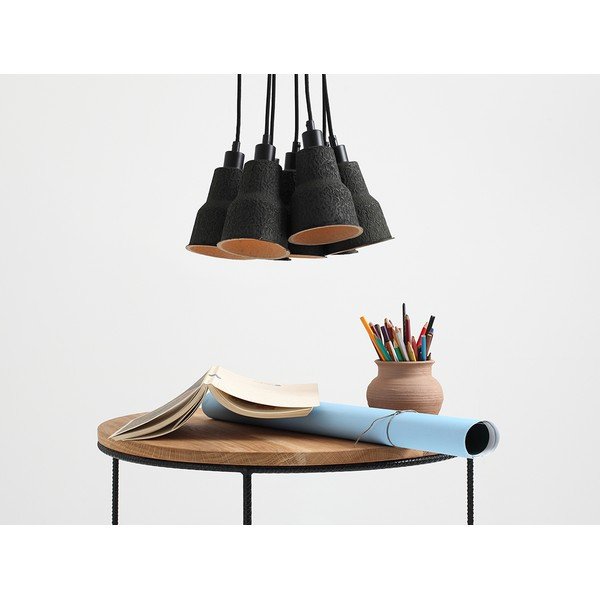 Crna viseća svjetiljka ø 32 cm Celulo – CustomForm-image-2