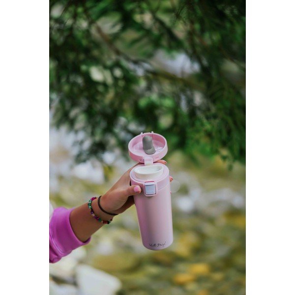 Ružičasta putna termo šalica Vialli Design Fuori, 400 ml-image-3