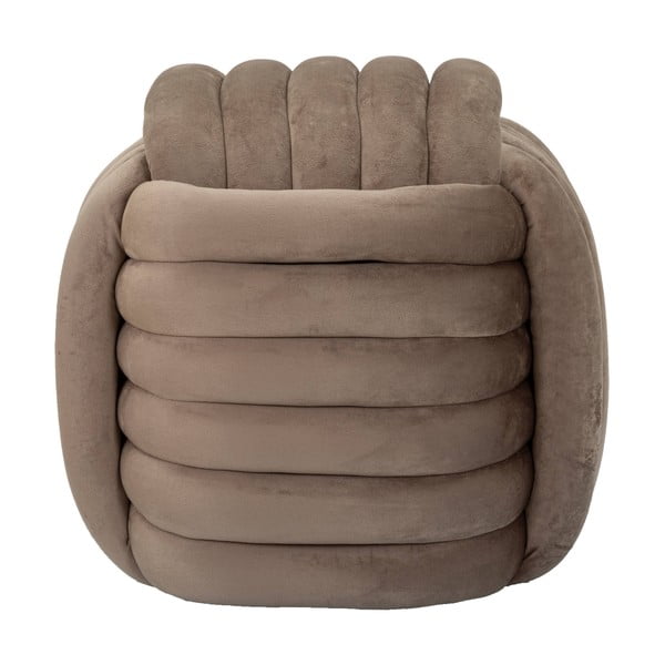 Sivi/smeđi baršunast tabure Softy – Mauro Ferretti-image-2