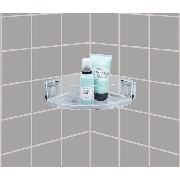 Samostojeća kutna polica Wenko Vakuum-Loc, 19,5 x 28 cm-image-1