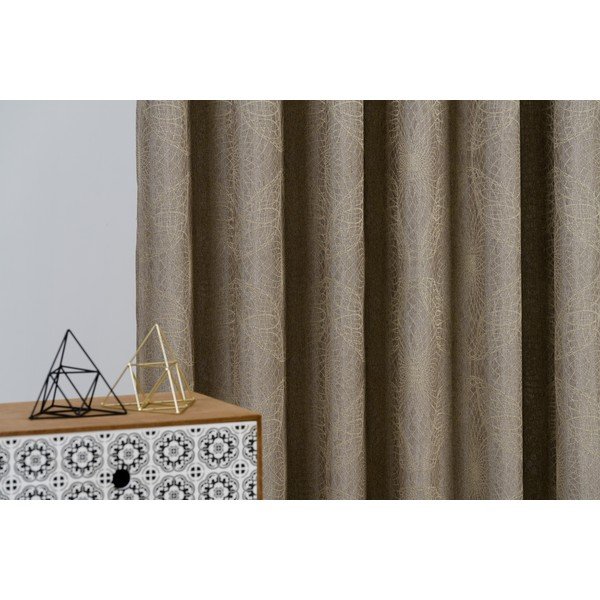 Zavjesa u zlatnoj boji 140x160 cm Elys – Mendola Fabrics-image-2