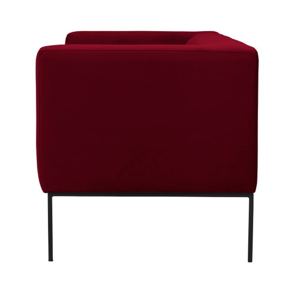 Crvena baršunasta sofa Windsor & Co Sofas Neptune, 195 cm-image-3