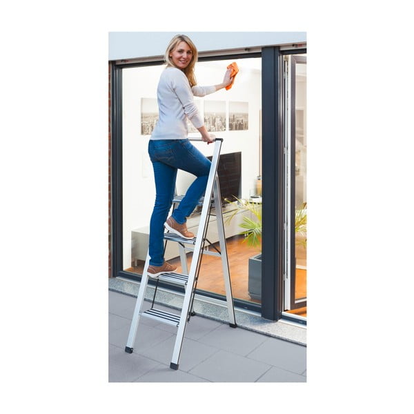 Sklopive ljestve Wenoo Ladder, visina 158 cm-image-2