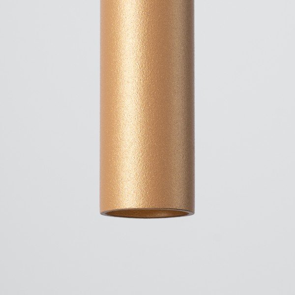 Metalna viseća svjetiljka u zlatnoj boji Fideus – Sollux-image-4