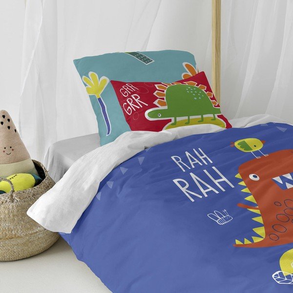 Dječija pamučna posteljina Moshi Moshi Funnysaurus, 140 x 200 cm-image-3