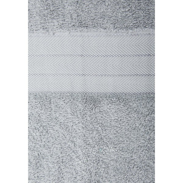 Svijetlo sivi pamučni ručnici u setu 4 kom od frotira 50x100 cm – Good Morning-image-1