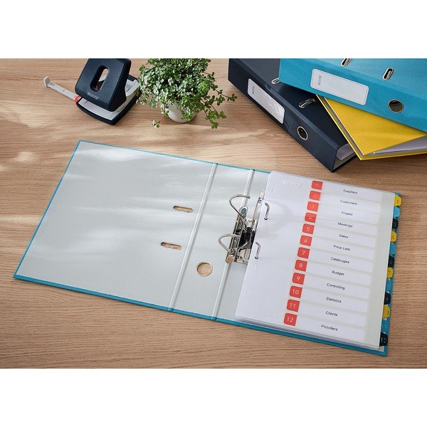 Plavi fascikl s mekanom površinom Leitz Cosy, A4-image-1