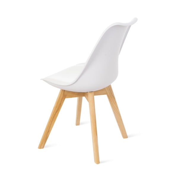 Set od dvije bijele stolice s nogama od bukovine Bonami Essentials Retro-image-2