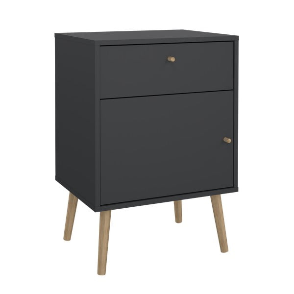 Antracitno sivi noćni ormarić Bodo – Tvilum-image-3