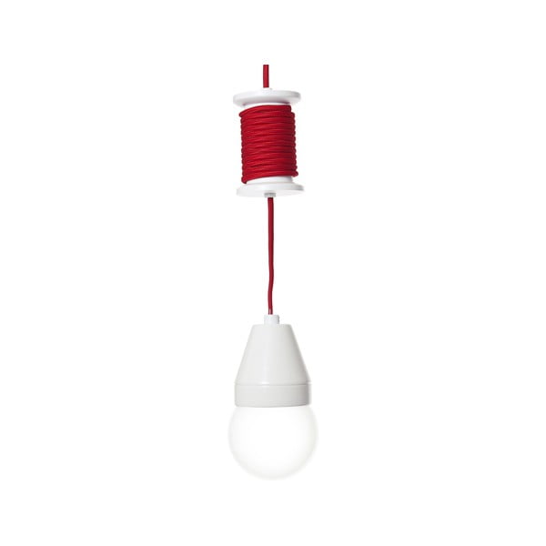 Crvena stropna svjetiljka Leitmotiv Spool