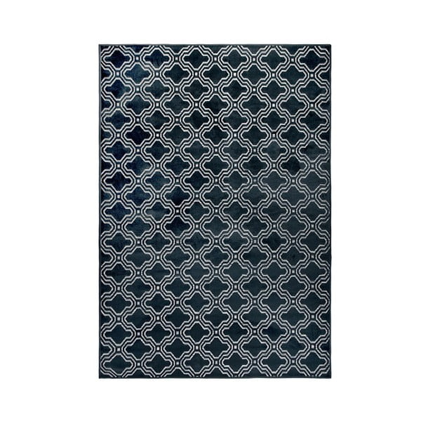 Tamnoplavi tepih White Label Feike, 160 x 230 cm