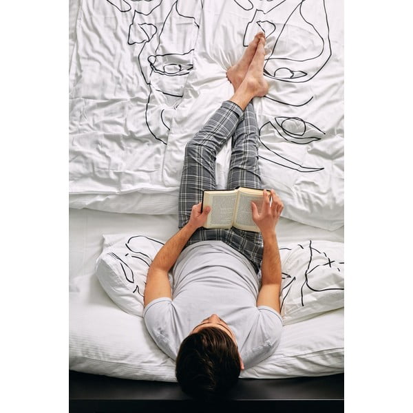 Posteljina od pamučnog satena Butter Kings Infinity, 200 x 200 cm-image-3