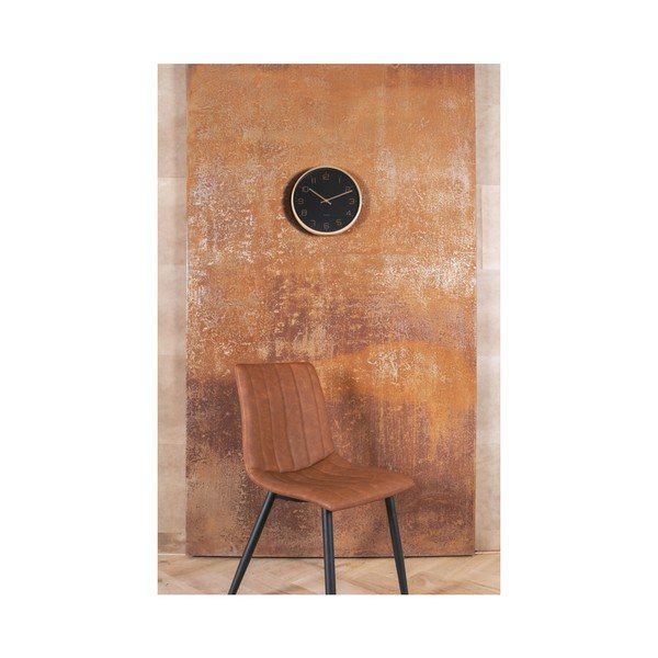 Crni zidni sat Karlsson Elegance-image-4