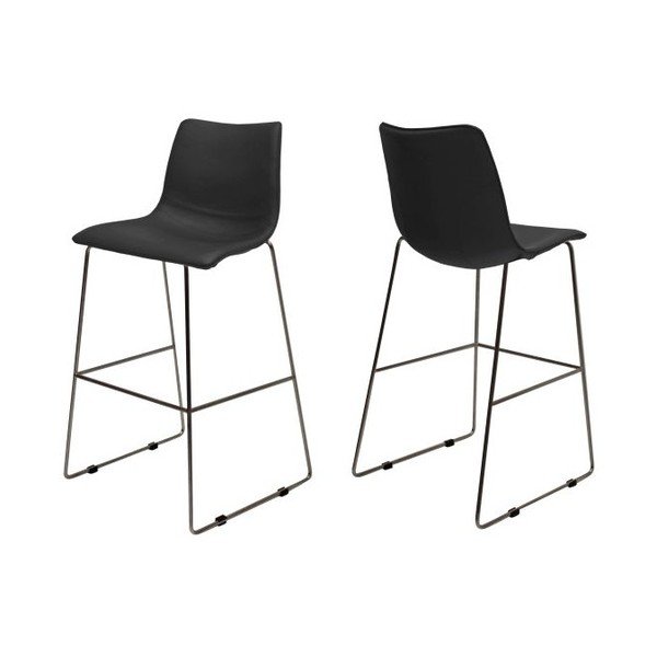 Set od 4 crne barske stolice Canett Delta-image-1