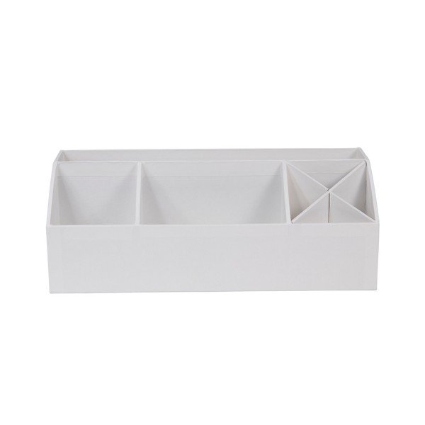 Bijeli stolni organizator za Bigso pomagala za pisanje, 33,5 x 12,5 cm