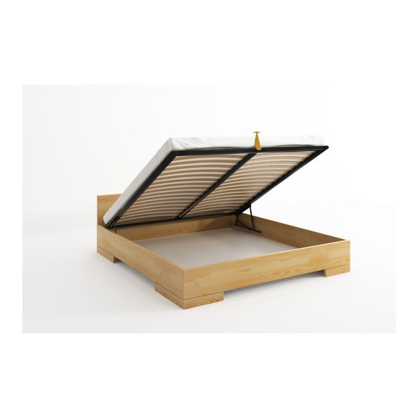 Bračni krevet od borovine sa prostorom za odlaganje SKANDICA Spectrum, 140 x 200 cm-image-4