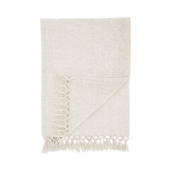 Krem deka od šenila 130x170 cm Wilson – Catherine Lansfield