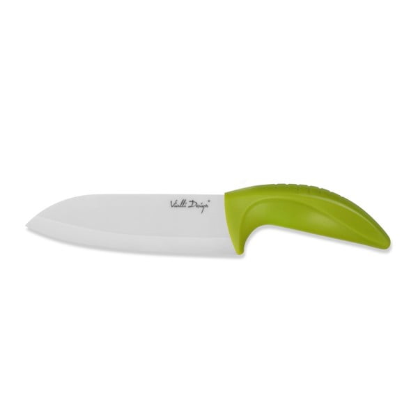Santoku keramički nož, 14 cm, zelen