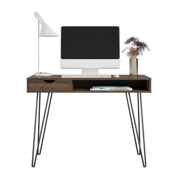 Radni stol u dekoru oraha 49x104 cm Concord – Novogratz-image-3